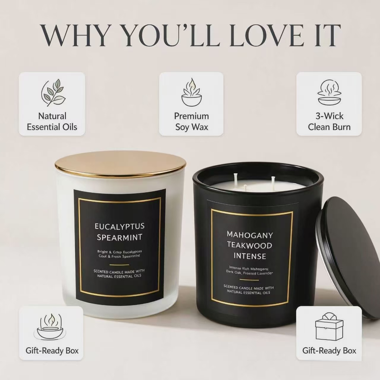 Candele Profumate Diffusore di - Home Fragrance Gift recensione e prezzo